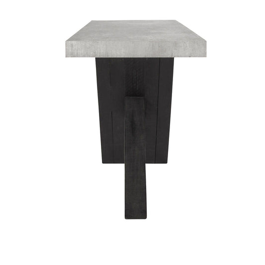 Durant - Console Table - Black/Antique Gray