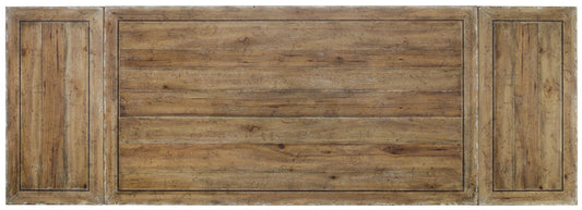 Chatelet - Refectory Rectangle Trestle Dining Table With Two 22" Leaves - Paris Vintage