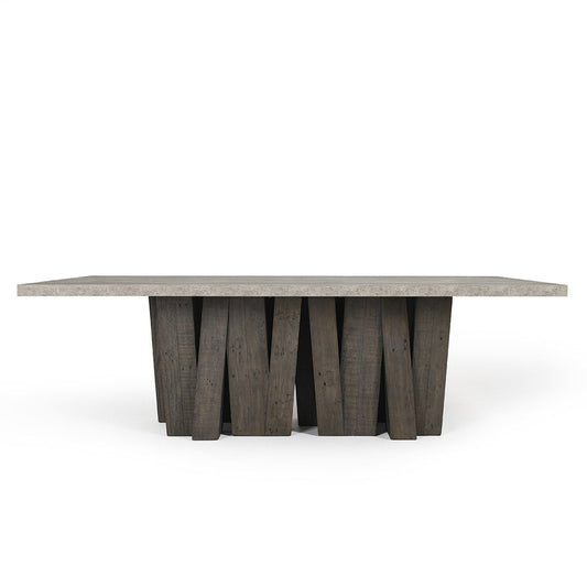 Simone - Dining Table - Olive Brown/Antique Gray