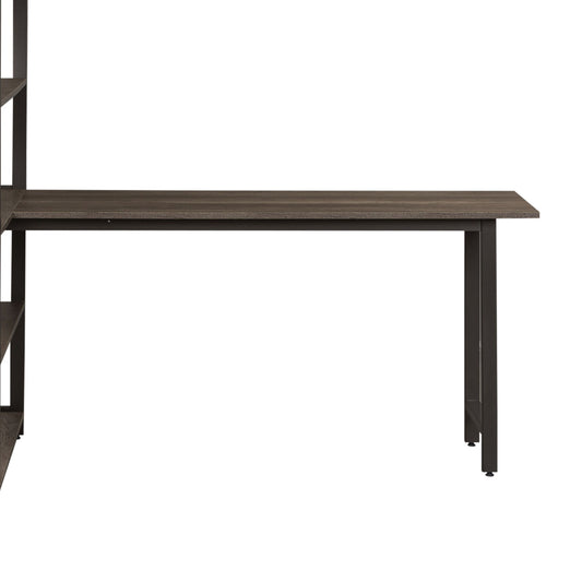 Tanners Creek - Desk Top and End Panel - Dark Gray