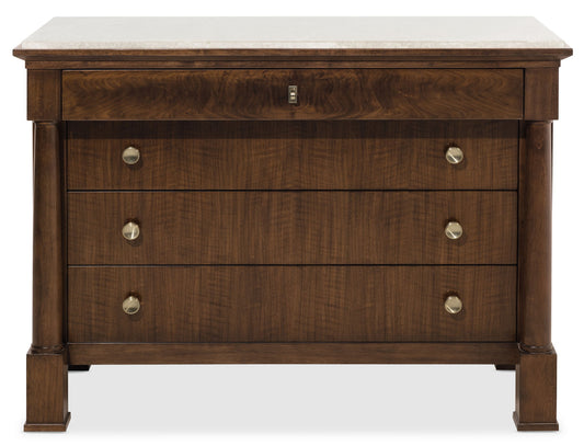 Archives - Four-Drawer Chest - Dark Brown