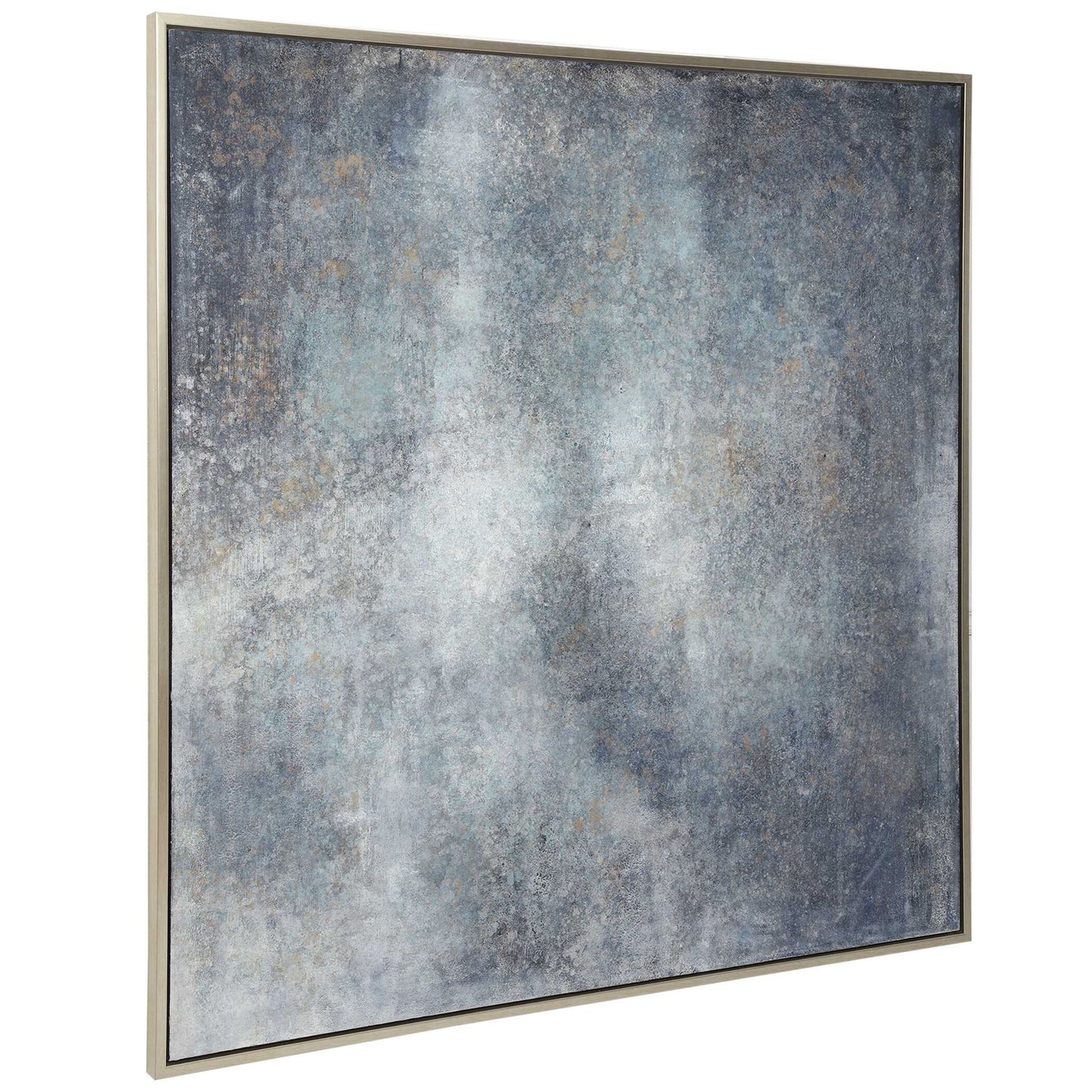 Evening Sky - Hand Painted Art - Blue