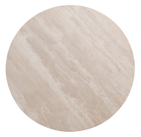 Commerce And Market - Table Talk Chat Table - Champagne / Gray