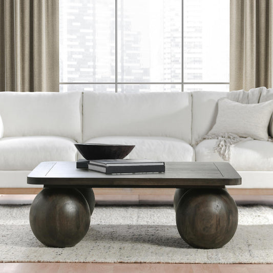 Redondo - Square Coffee Table - Dark Brown