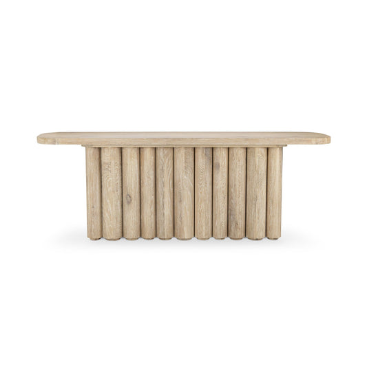 Tiber - Solid Wood Console Table - White Washed
