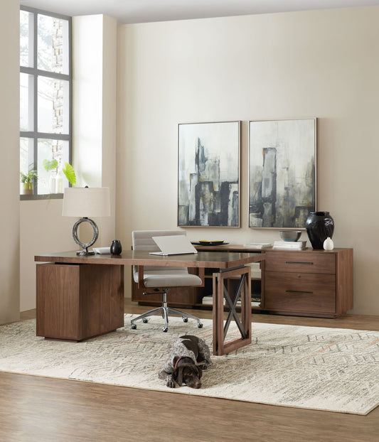 Home Office - Desk Pedestal - Dark Brown