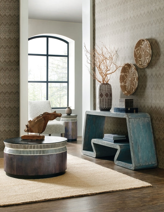 Commerce And Market - Jacobs Ladder Cocktail Table - Dark Brown