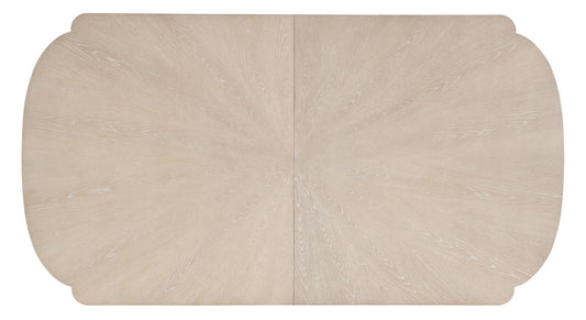 Nouveau Chic - Rectangle Dining Table With 1-22" Leaf - Light Brown