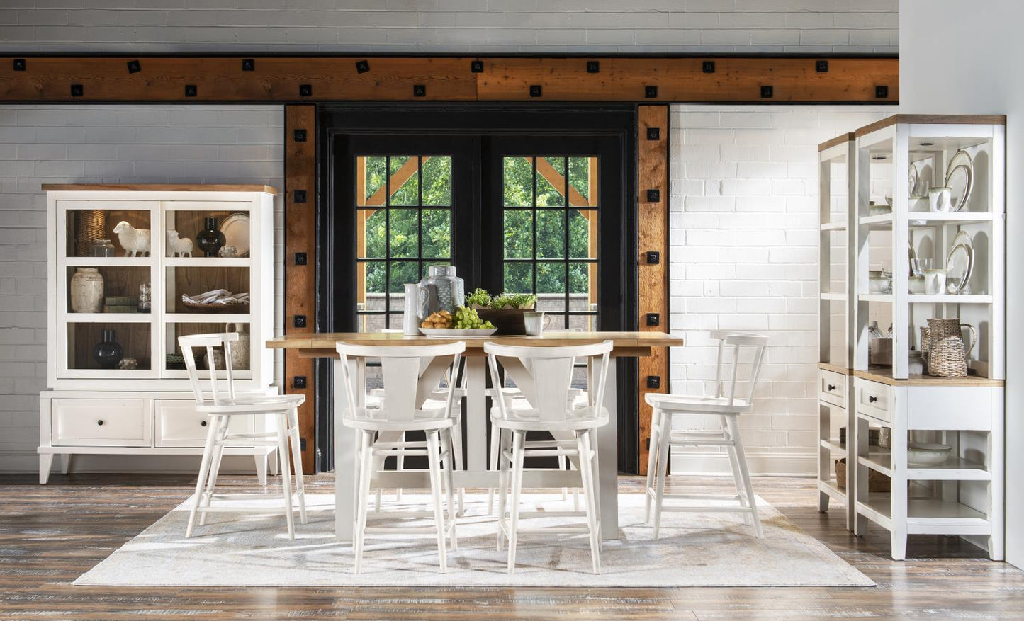XXX's And OOO's - Windsor Arm Chair (Set of 2) - Cotton