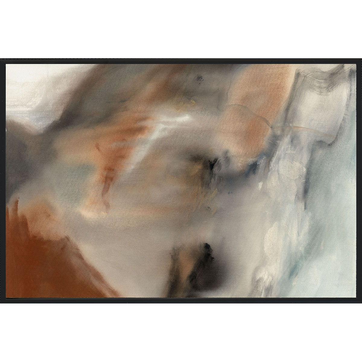 Podent - 48" x 72" Painting By Buddy Whitlock - Black