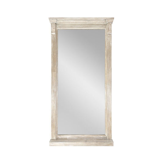 Adelaide - Floor Mirror - Natural Cream Wash