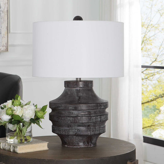 Timber - Table Lamp - Gray