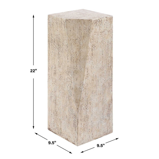 Leroy - Concrete Outdoor Drink Table - Beige