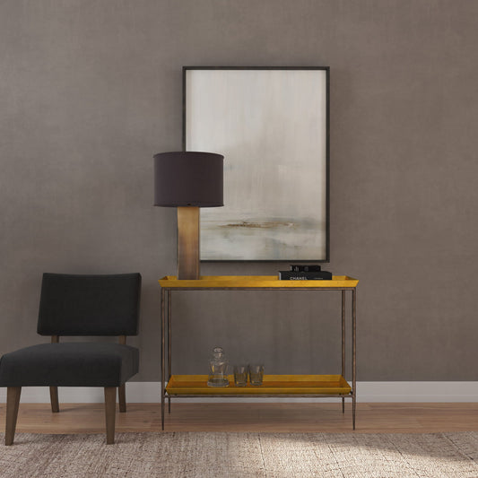 Commerce And Market - Tray Top Metal Console