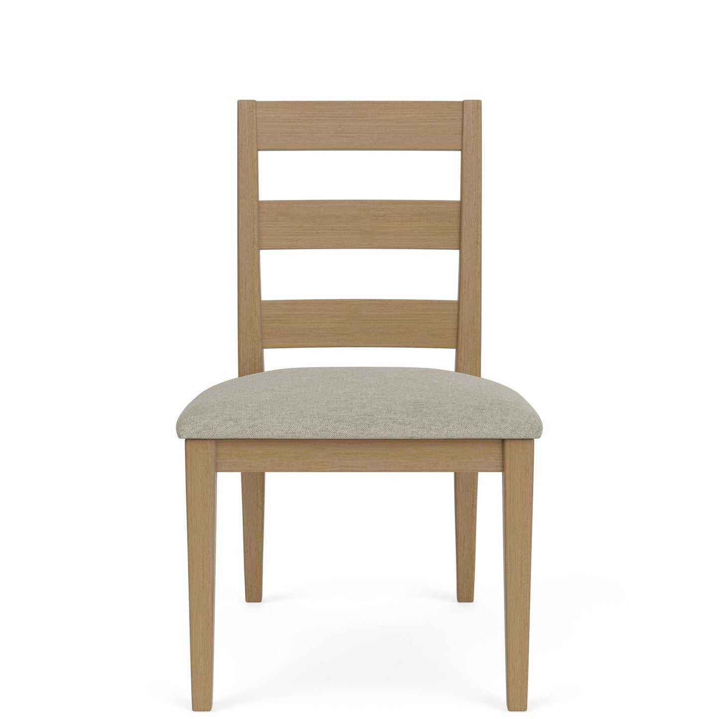 Davie - Side Chair With Upholstered Seat (Set of 2) - Light Brown