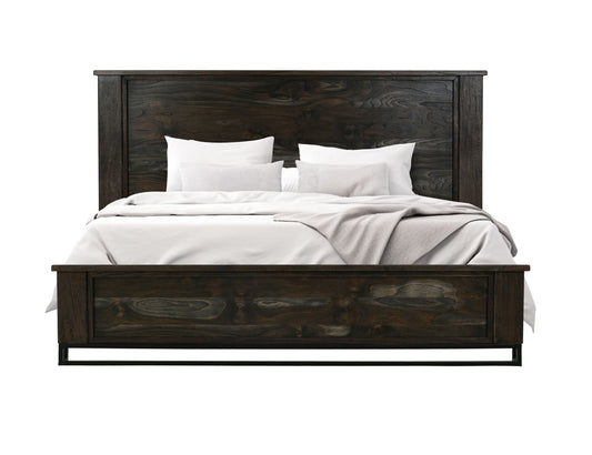 Teak - Queen Headboard - Oil Black