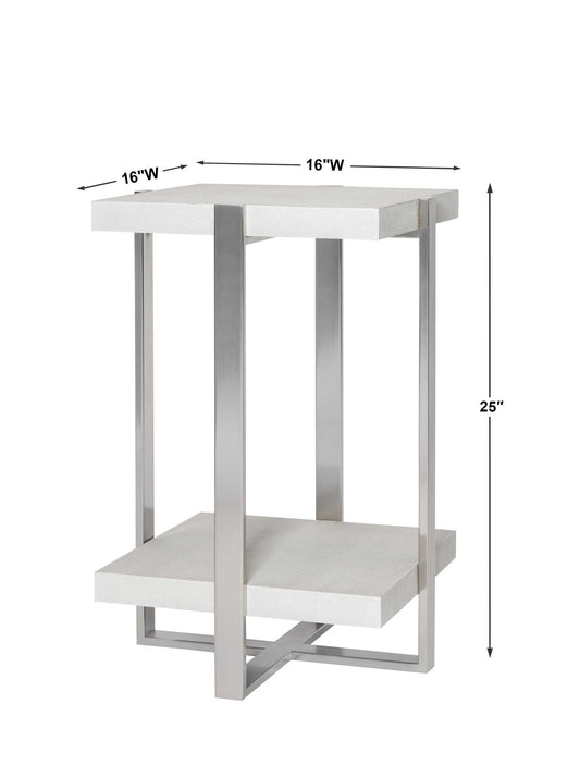 Arnaut - Accent Table - White