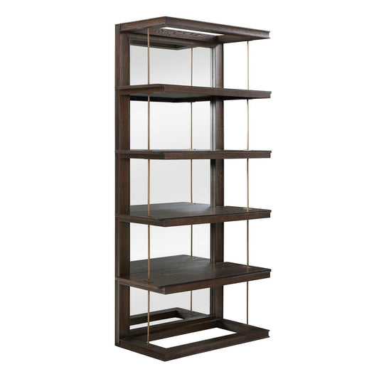Kai - Etagere - Dark Walnut