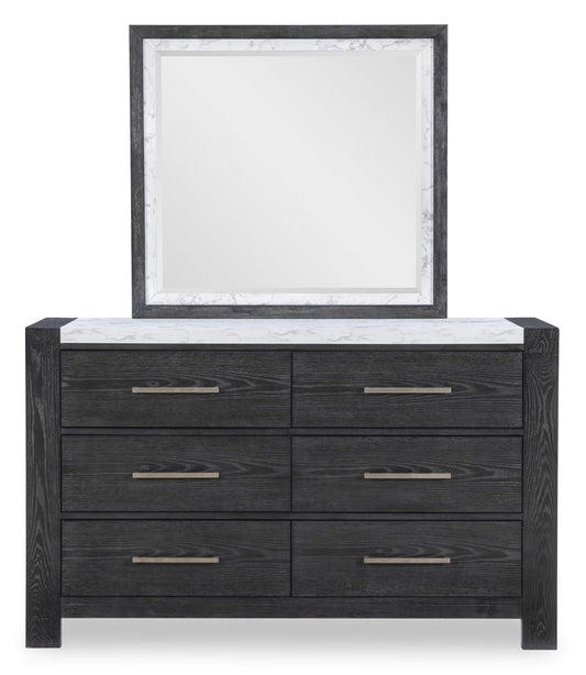 Horizons - Beveled Mirror - Espresso