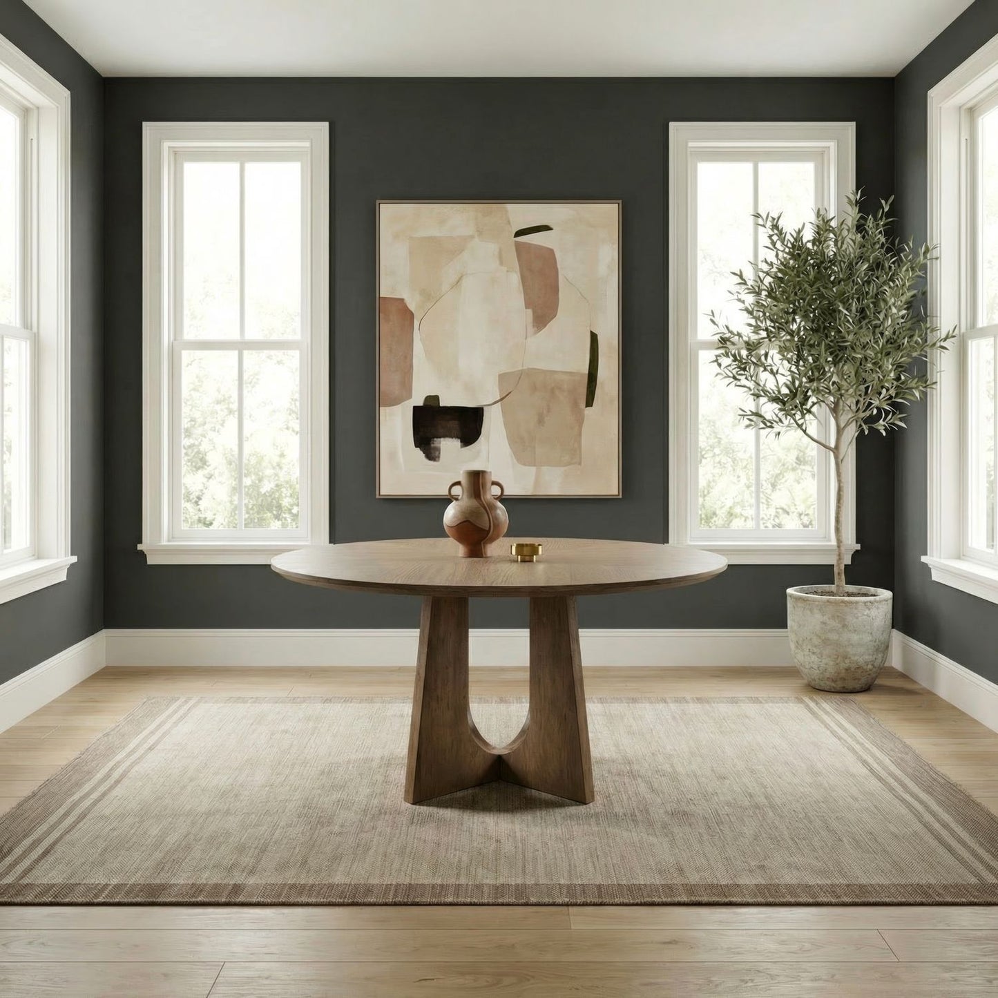Hendrix Place - Round Pedestal Table Top - Natural