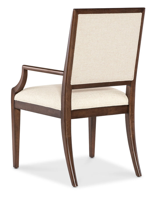Archives - Upholstered Arm Chair - Beige / Brown