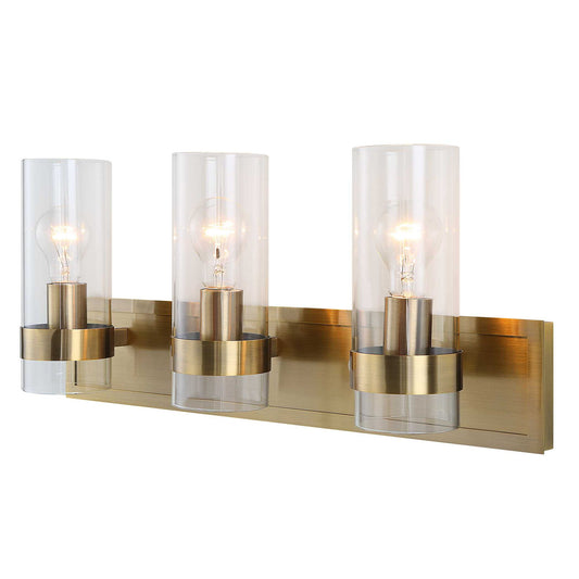 Cardiff - 3 Light Vanity - Antique Brass