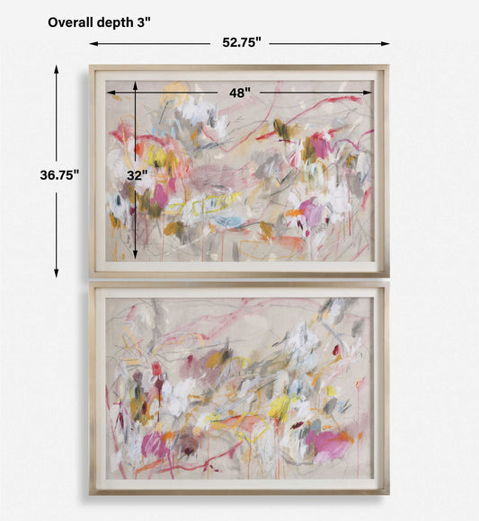 Metropolitan Rush - Abstract Prints (Set of 2)