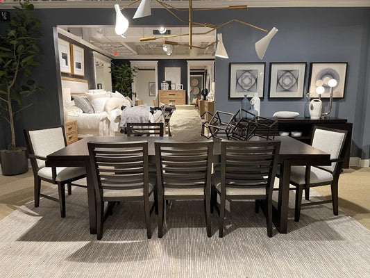 Architect - Square Pedestal Table Top - Onyx