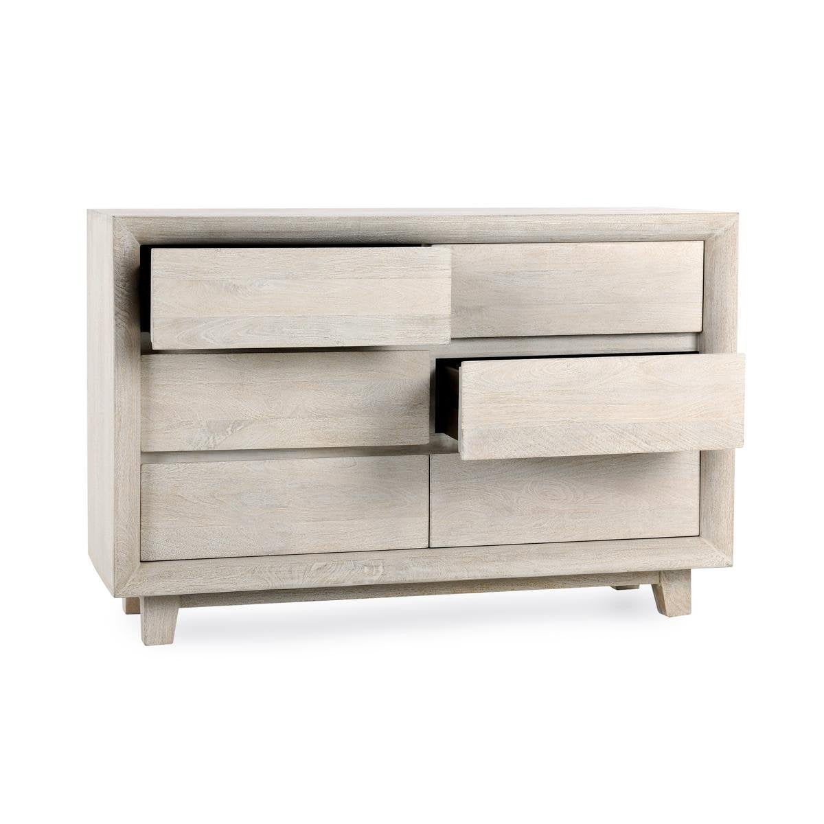 Reece - 6 Drawer Dresser - Sand