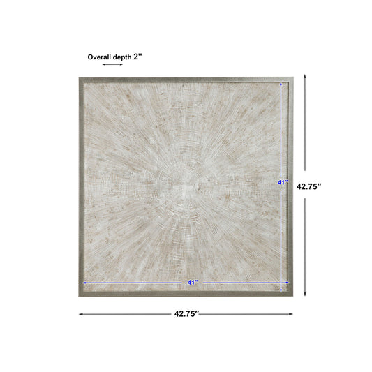 Mesmerize - Abstract Art - Pearl Silver