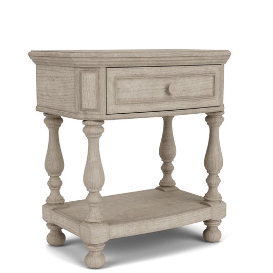 Kensington - One Drawer Nightstand - Beige