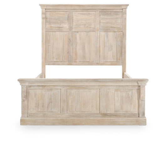 Adelaide - Eastern King Bed - Natural White Wash