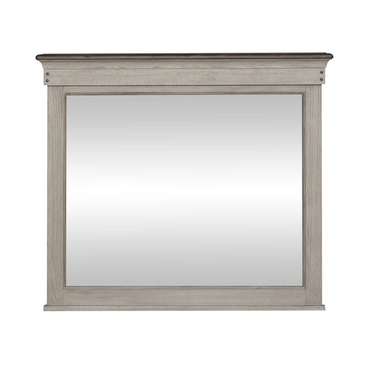 Ivy Hollow - Landscape Mirror - White