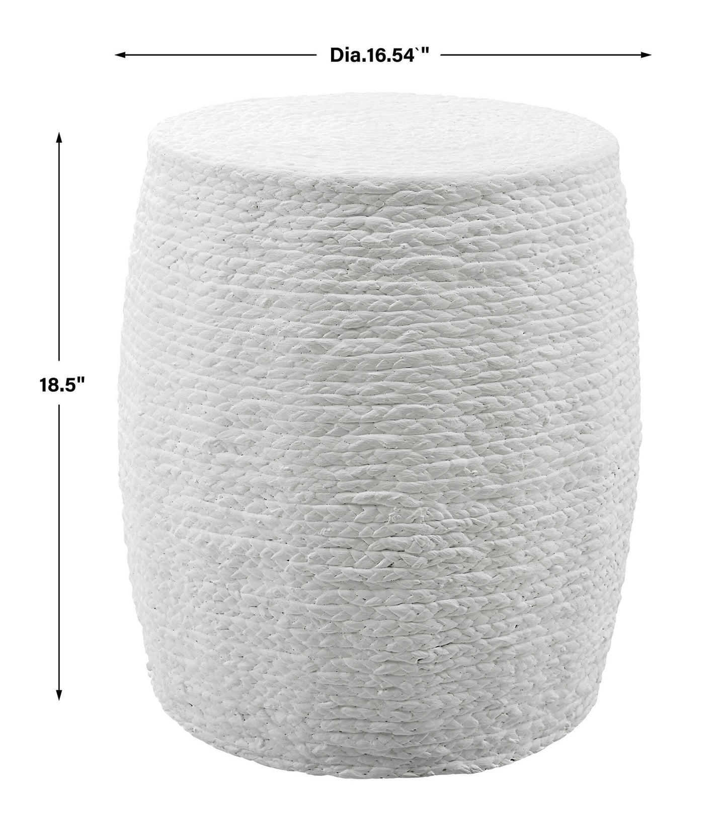 Resort - Accent Stool - White