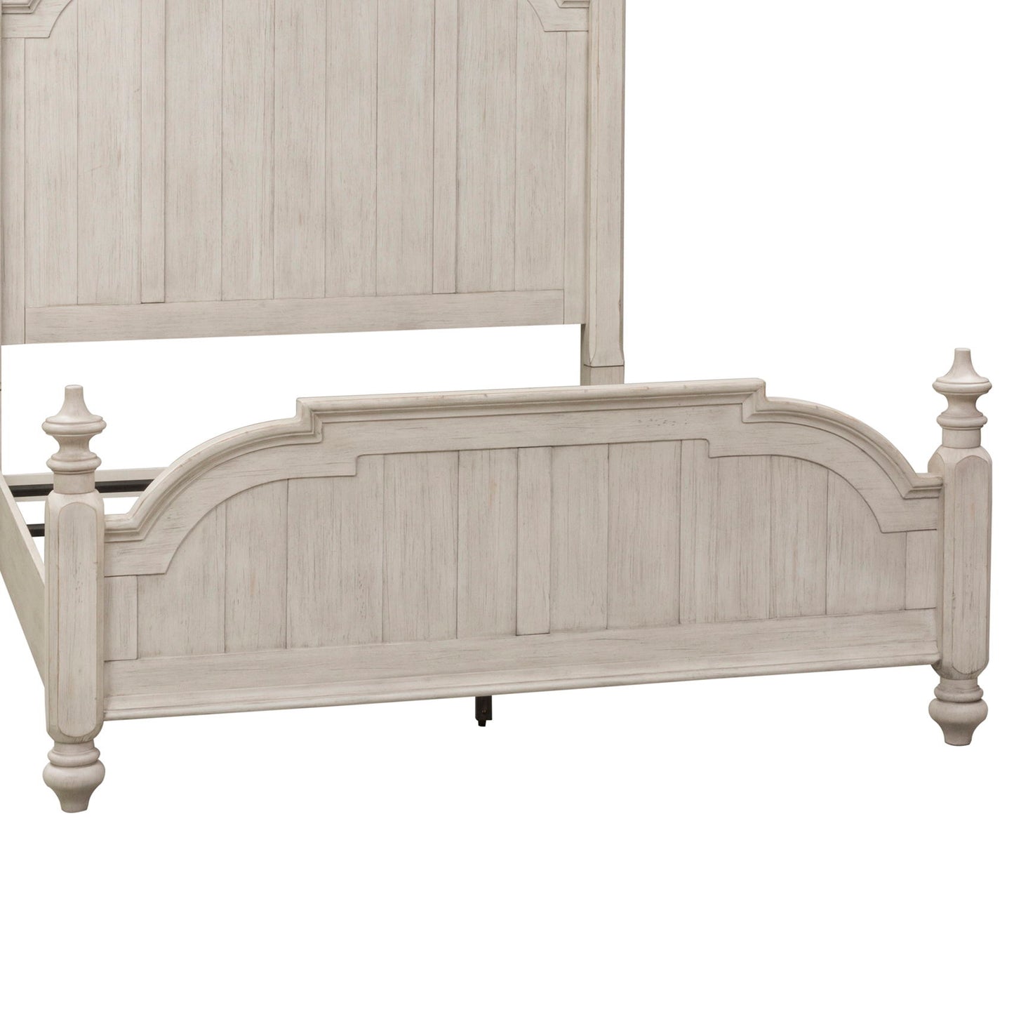 Farmhouse Reimagined - King Poster Footboard - White