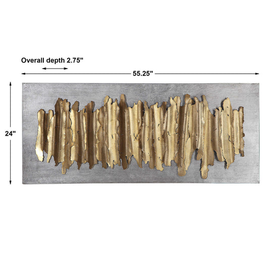 Lev - Metal Wall Decor - Gold