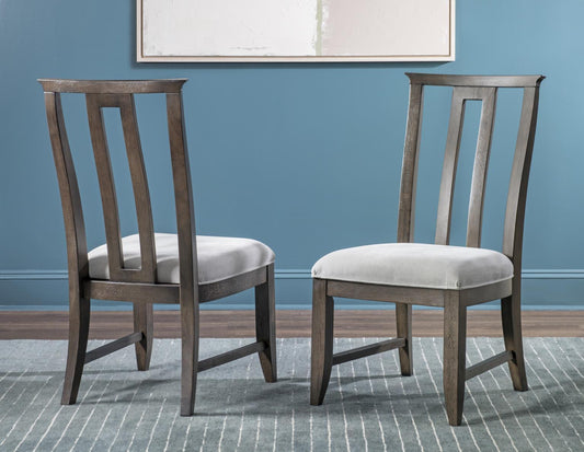 Lancia - Wood Side Chair (Set of 2) - Charred Oak