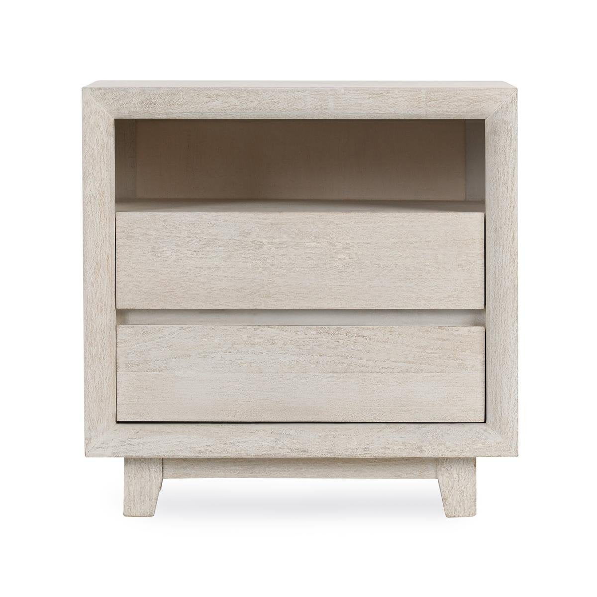 Reece - 2 Drawer Nightstand - Seashell White