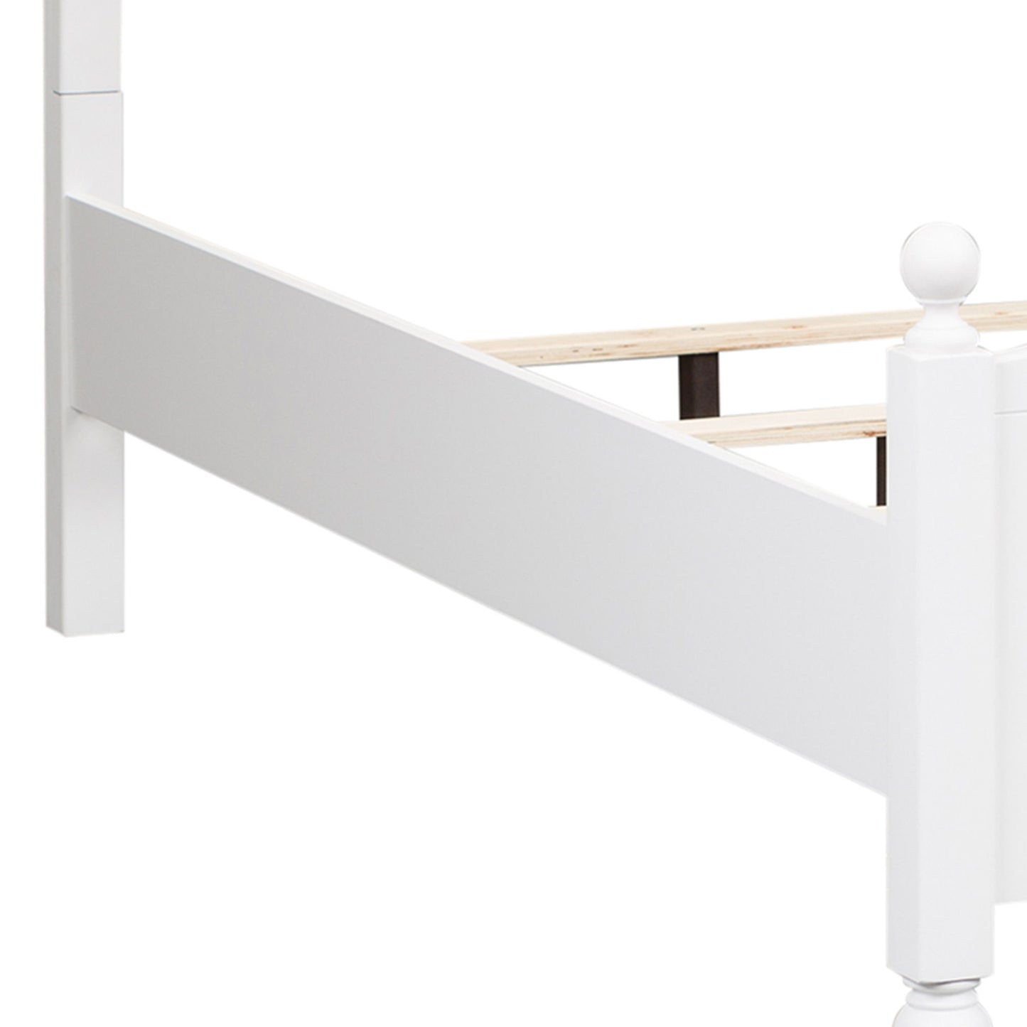 Cottage View - Panel Bed Rails - White