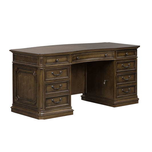 Amelia - Jr Executive Desk Top - Dark Brown
