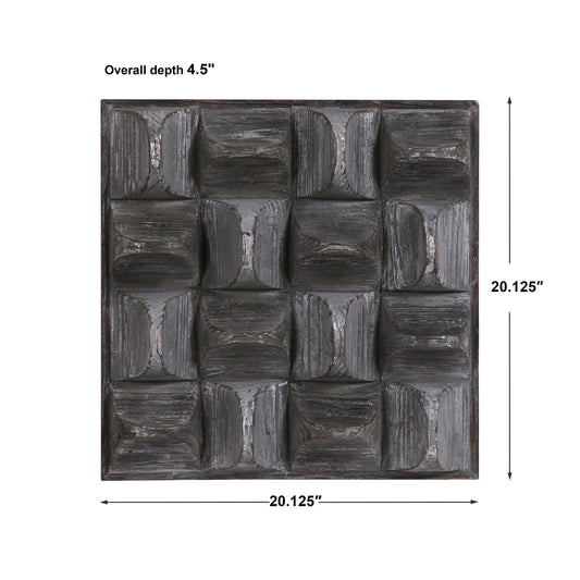 Pickford - Wood Wall Decor - Dark Gray