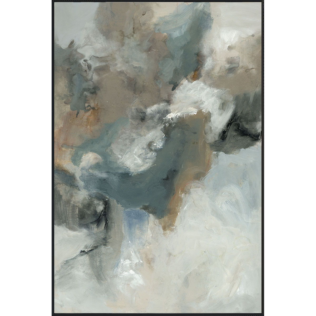 Haste - 48" x 72" Painting By Buddy Whitlock - Black