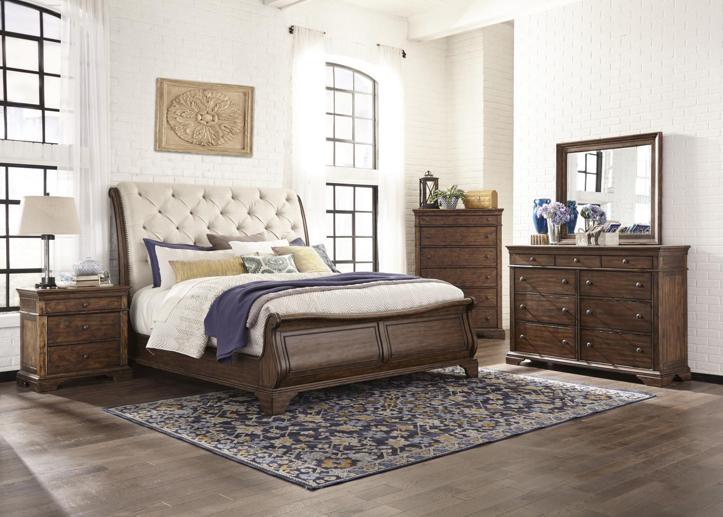 Trisha Yearwood Home - 6 Drawers Chest - Coffee Brown