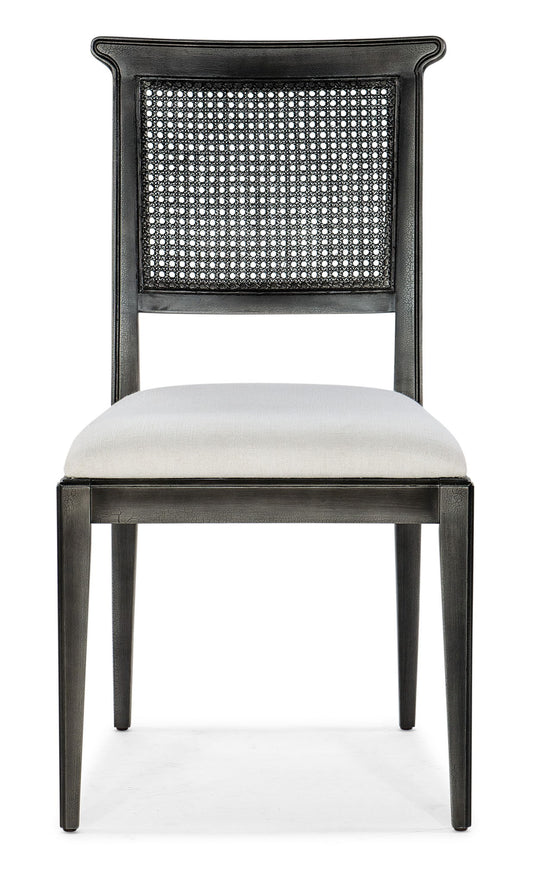 Charleston - Upholstered Seat Side Chair (Set of 2) - Black