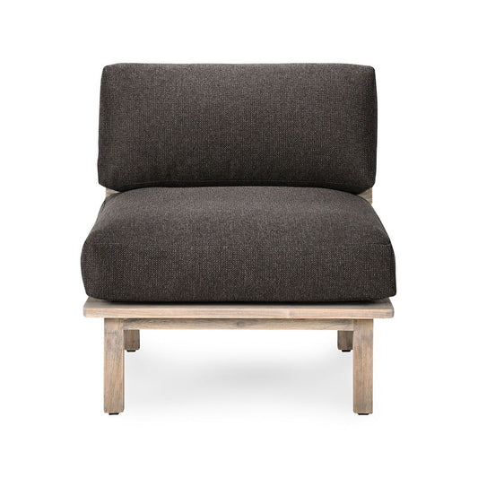 Podium - Outdoor Armless Chair - Dark Gray