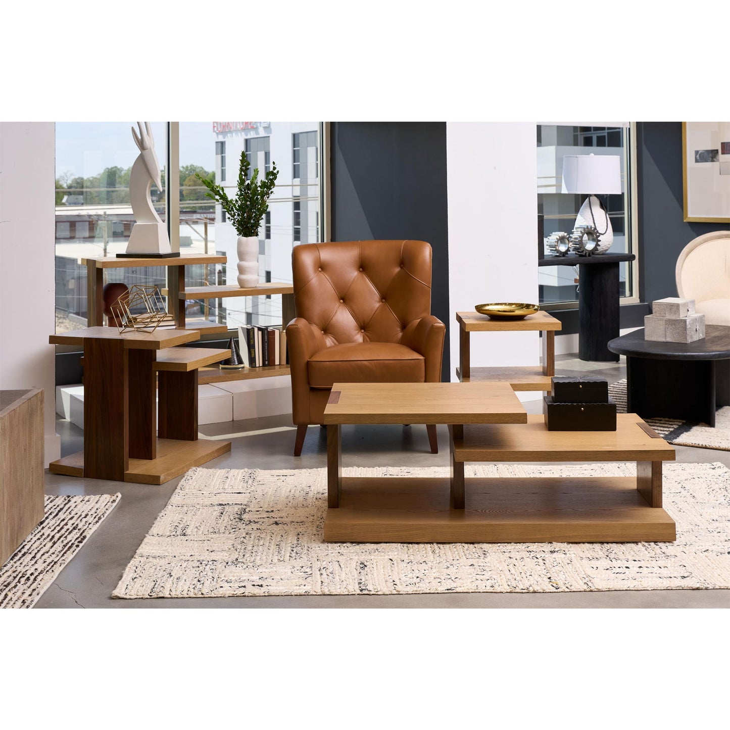 Truett - Side Table - Light Brown