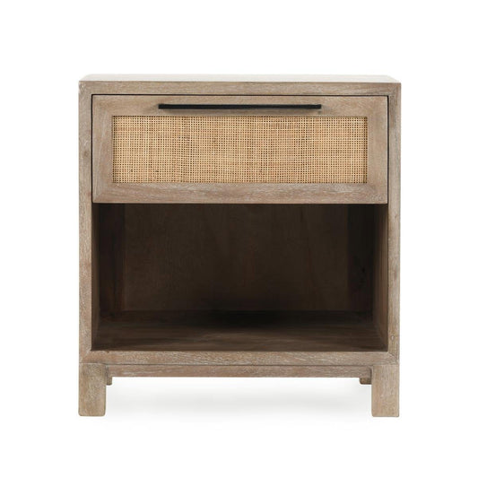 Jensen - 1 Drawer Nightstand - Taupe