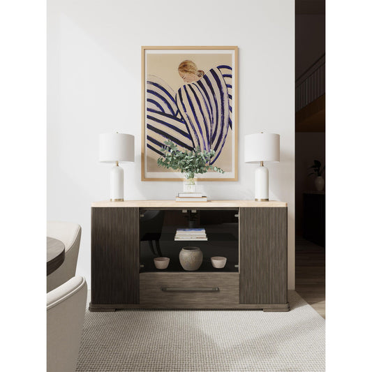 Sariel - Stone Top Server - Dark Brown