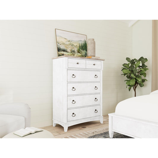Maddox - 5 Drawer Chest - White