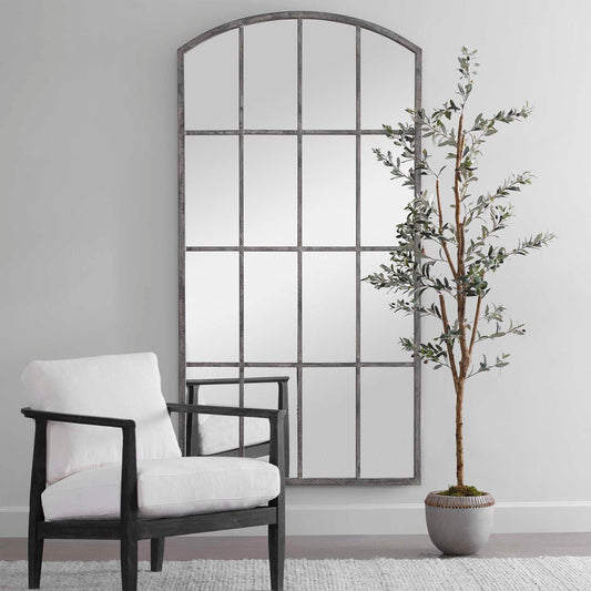 Amiel - Arched Mirror - Ivory